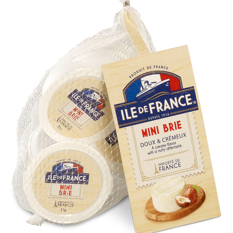 Brie mini Ille de France 125gr 8/1